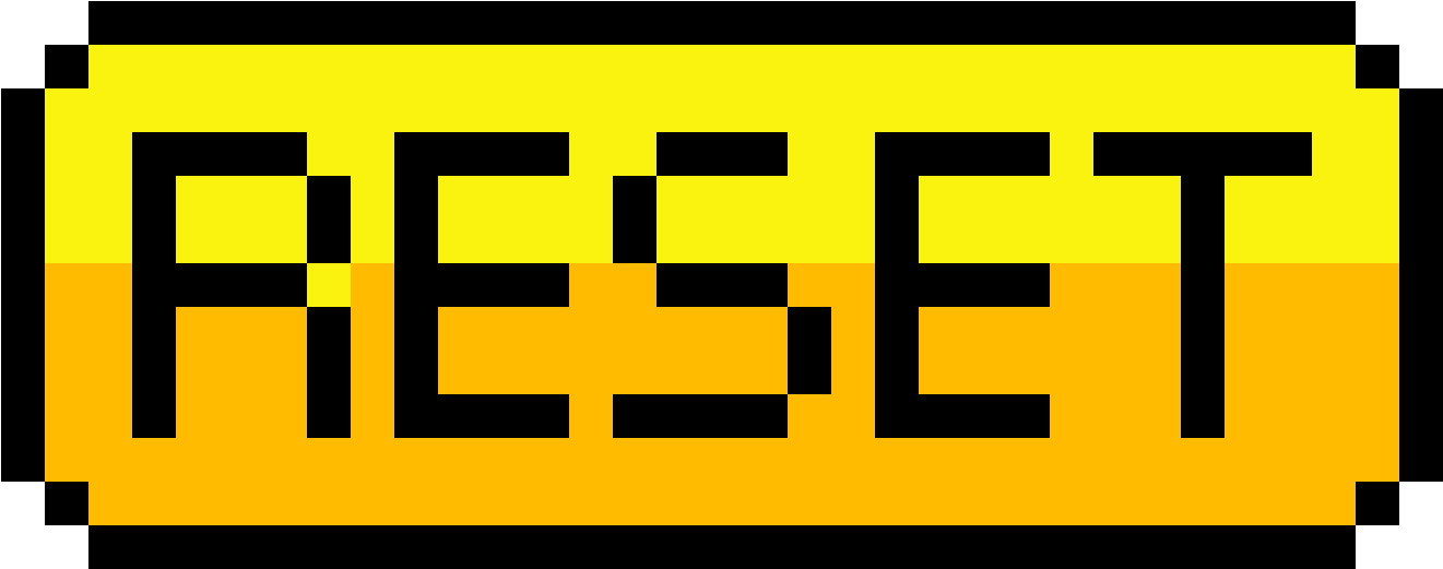 Reset Button - Speech Bubble 8 Bit (1400x600)