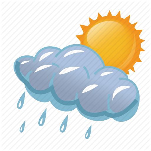 Sunny And Rainy Clipart - Cycling (512x512)