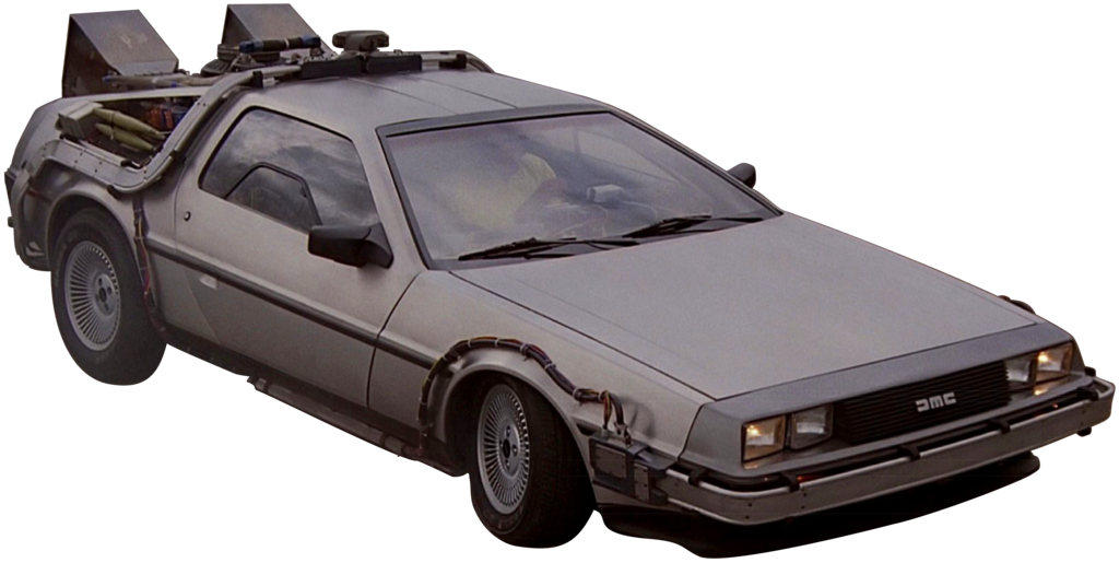 Back To The Future 1985 Delorean Png By Ent2pri9se - Back To The Future Delorean 1 (1024x515)