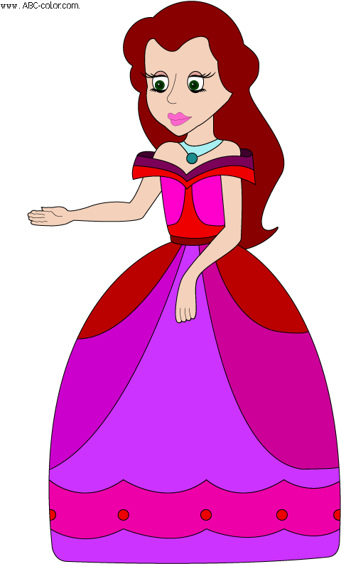 Raster Clipart Hello Lady - Beautiful Lady Clipart (567x822)