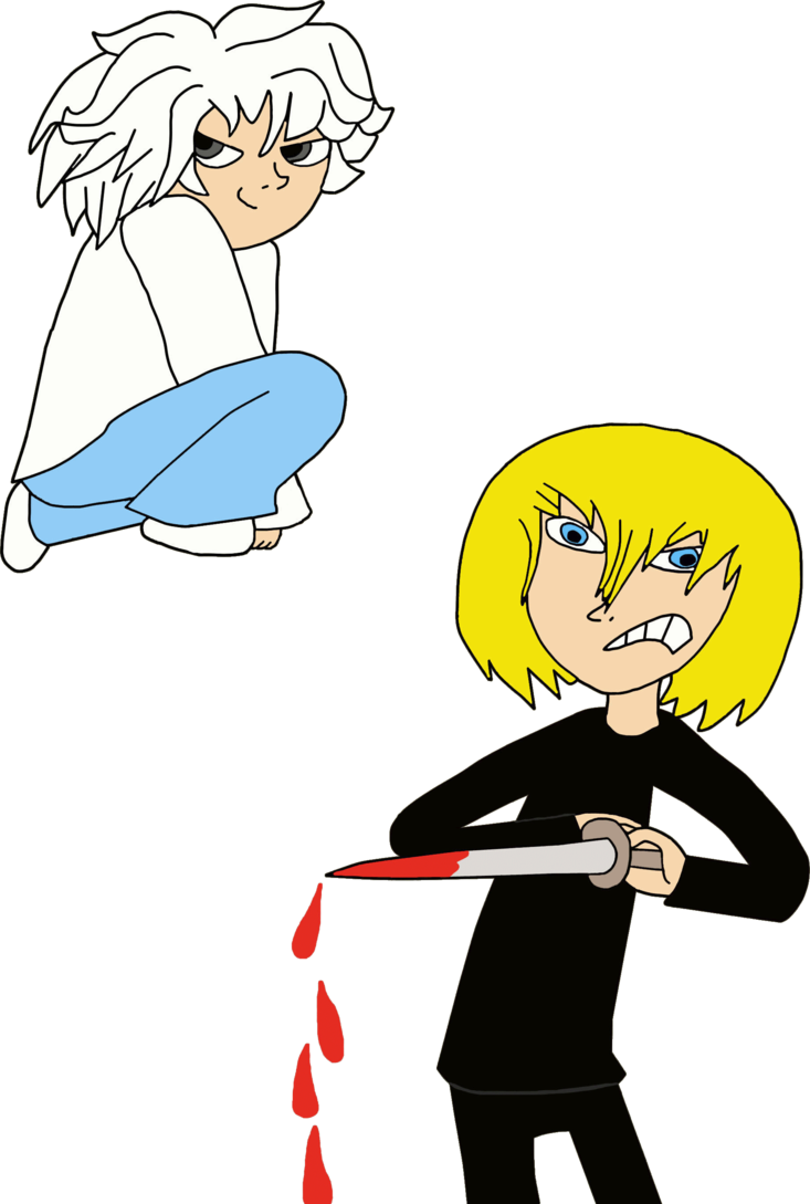 Near And Mello On A Transparent Background By Hedgehog-russell - Cartoon (733x1089)