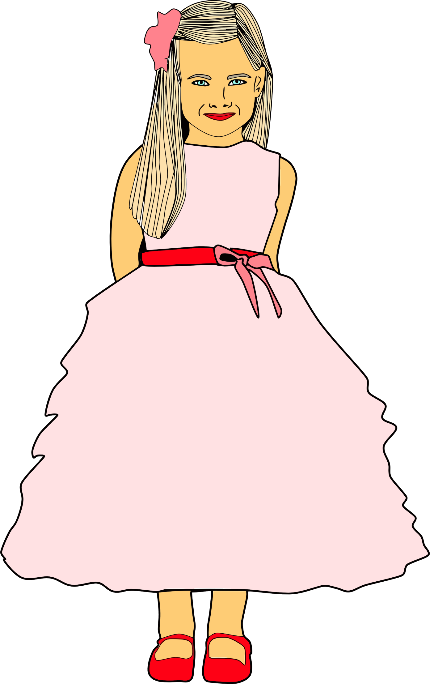 Cliparts Girl Clothes 29, Buy Clip Art - Girl (1392x2212)