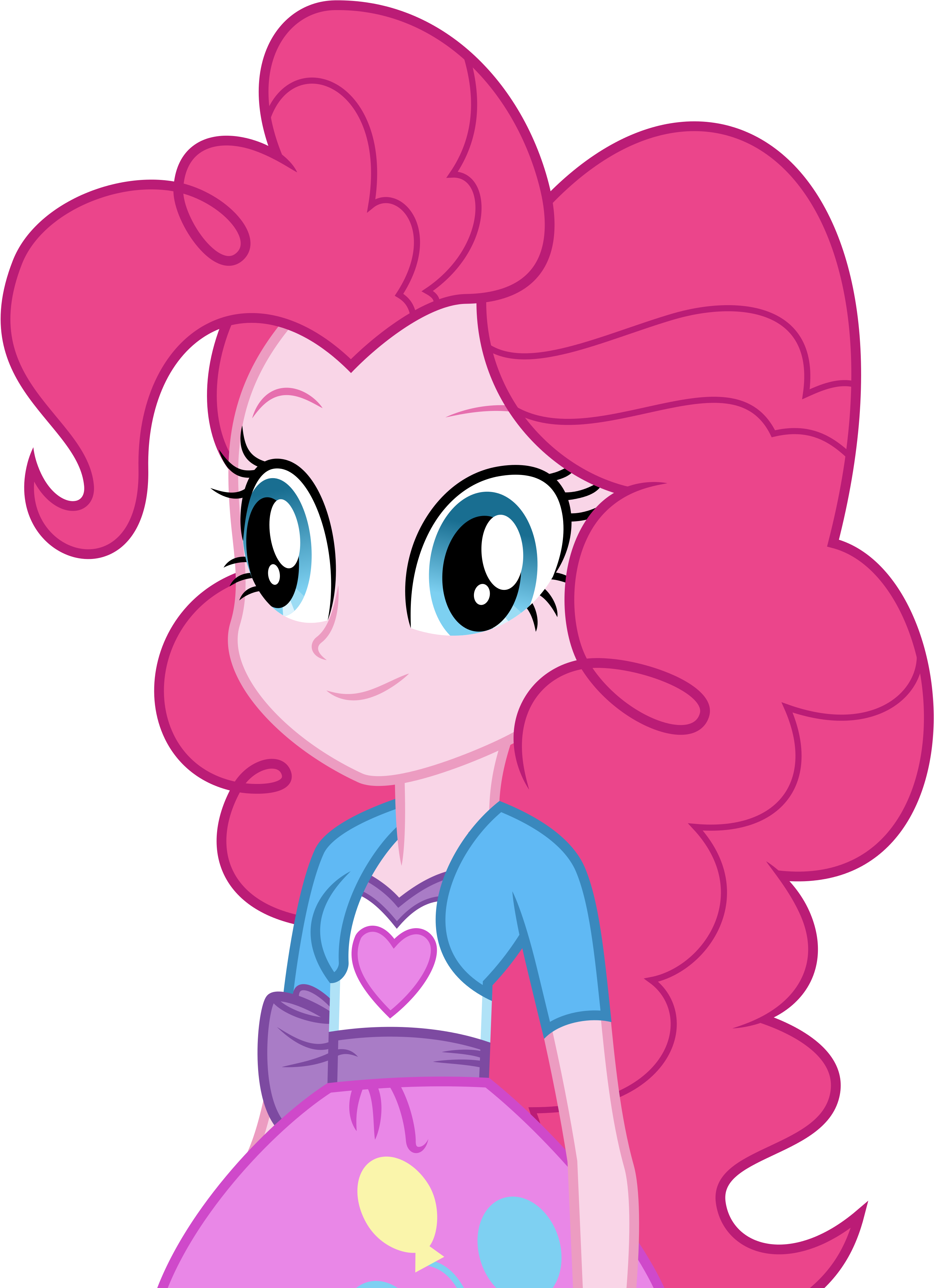 Pinkie Pie, Safe, Simple Background, Solo, Transparent - Pinkie Pie (3000x4128)