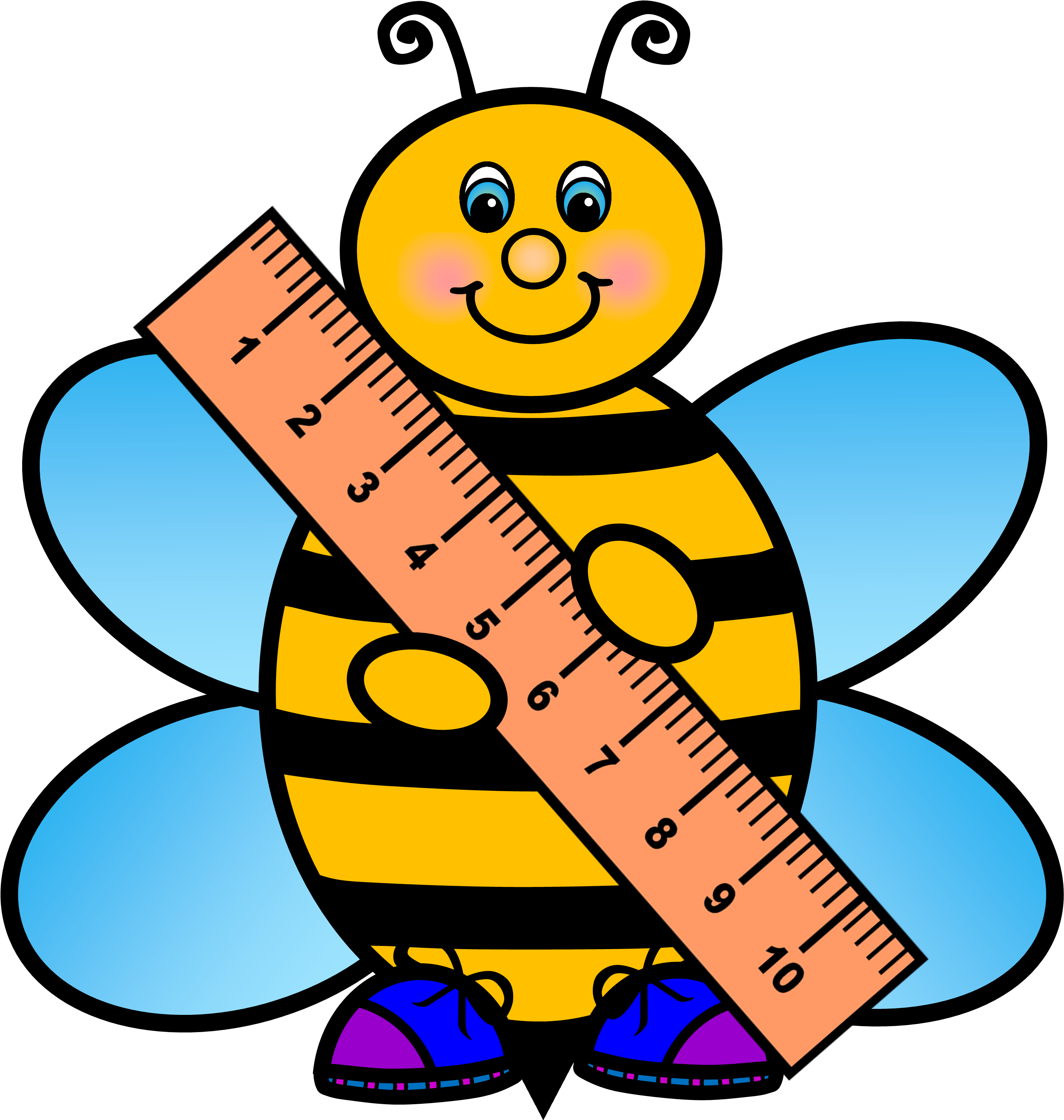 Clip Art - Bee Clip Art School (3144x3193)