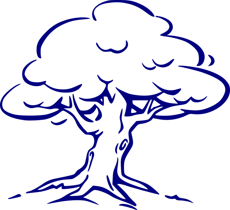 Windy Cliparts 12, Buy Clip Art - Oak Tree Drawing Easy (788x720)