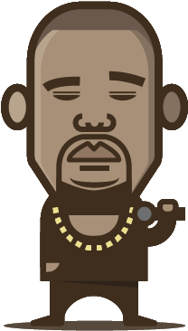 Loogmoji Of Kanye West - Kanye West (500x500)