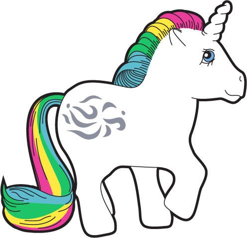 1983-84 Windy (rainbow Pony) - Pony (496x477)
