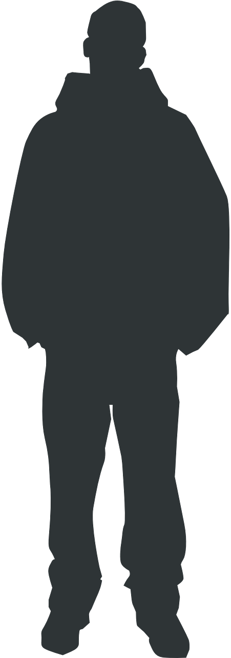 Man Person Silhouette Human Transparent Image Inspiring - Man Outline Vector (640x1280)