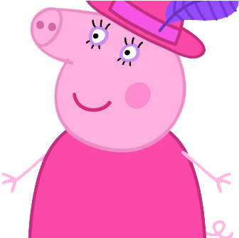 Peppa Pig Aunty Pig (633x333)