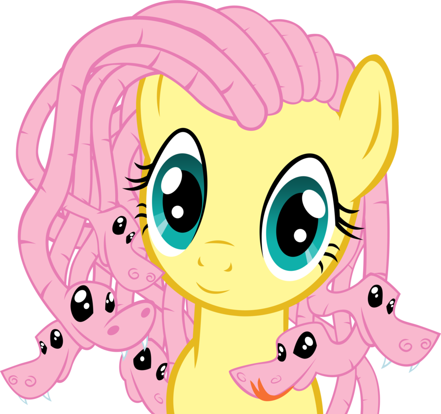 Medushy By Azure-vortex - Cute Medusa (900x845)
