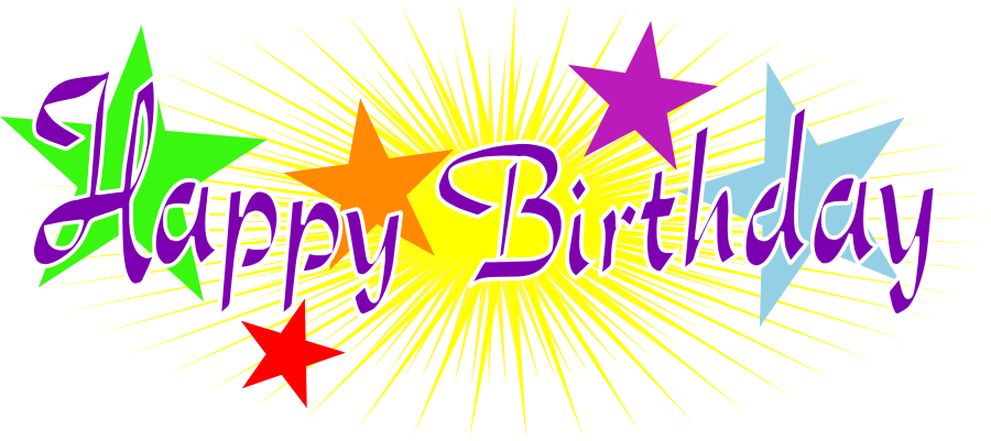 Flails Around Happy Birthday Transparent - Happy Birthday Png Text (900x401)