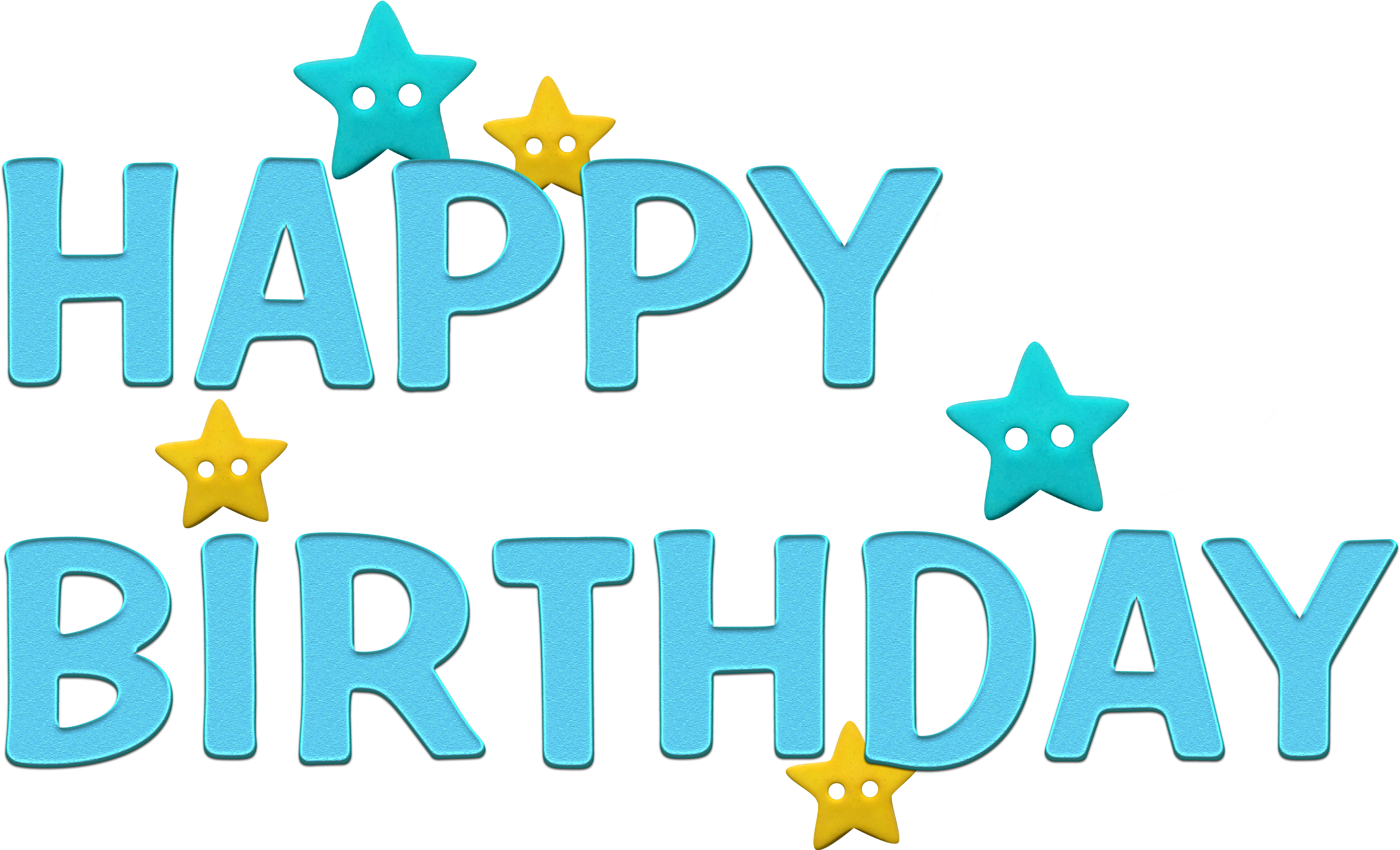 Happy Birthday Transparent Blue Png Picture - Happy Birthday Clipart Blue (3257x2096)