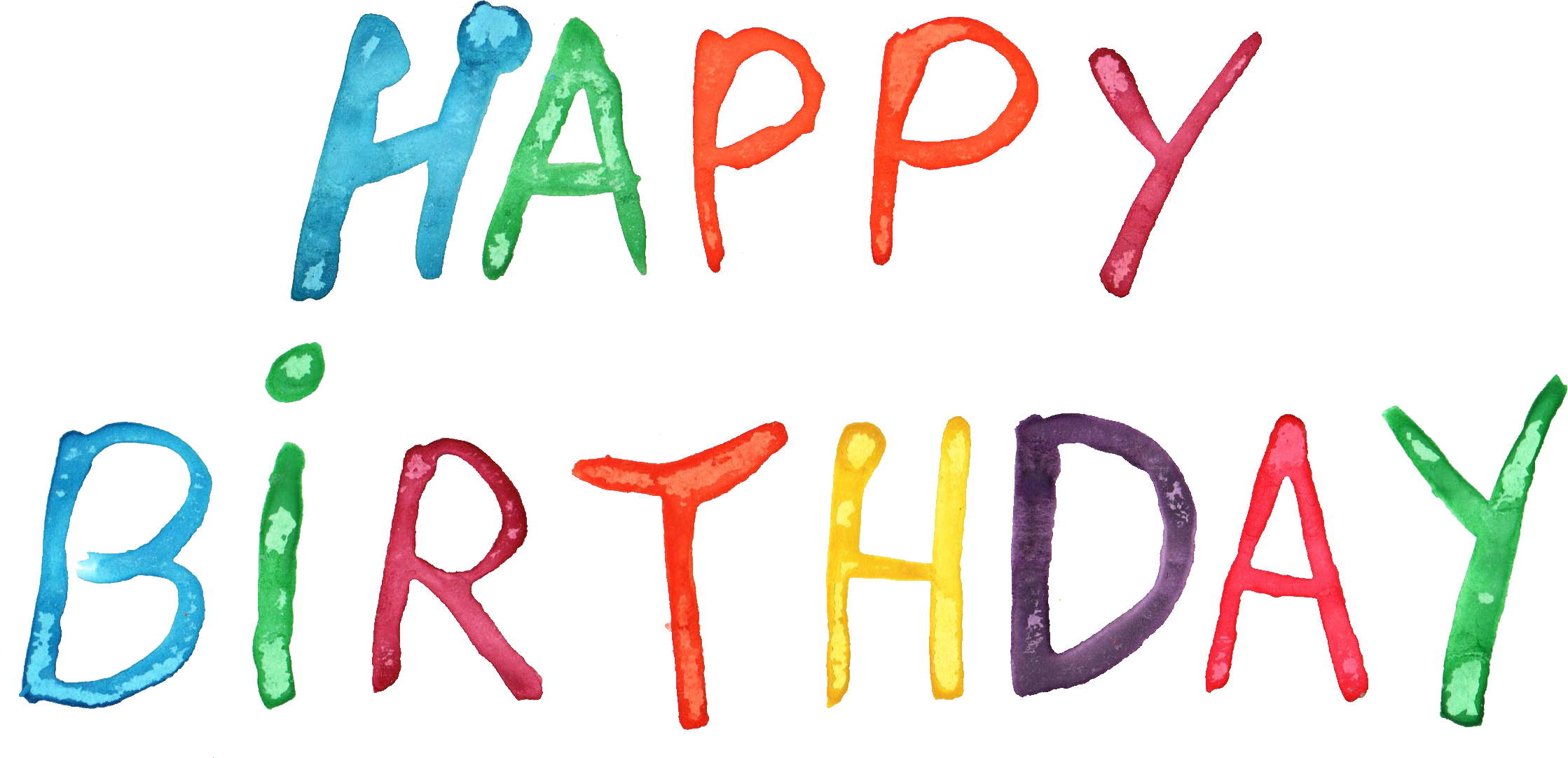 Free Download - Happy Birthday Image Png (2238x1082)