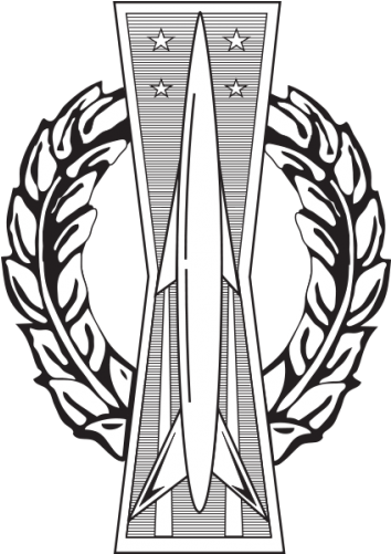 United States Air Force Missile Operations Occupational - Air Force Missile Badge (500x500)