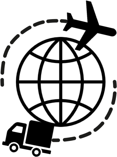 Mobile - Globe Global Shipping Icon Wall Vinyl Art, Vinyl Color (454x565)