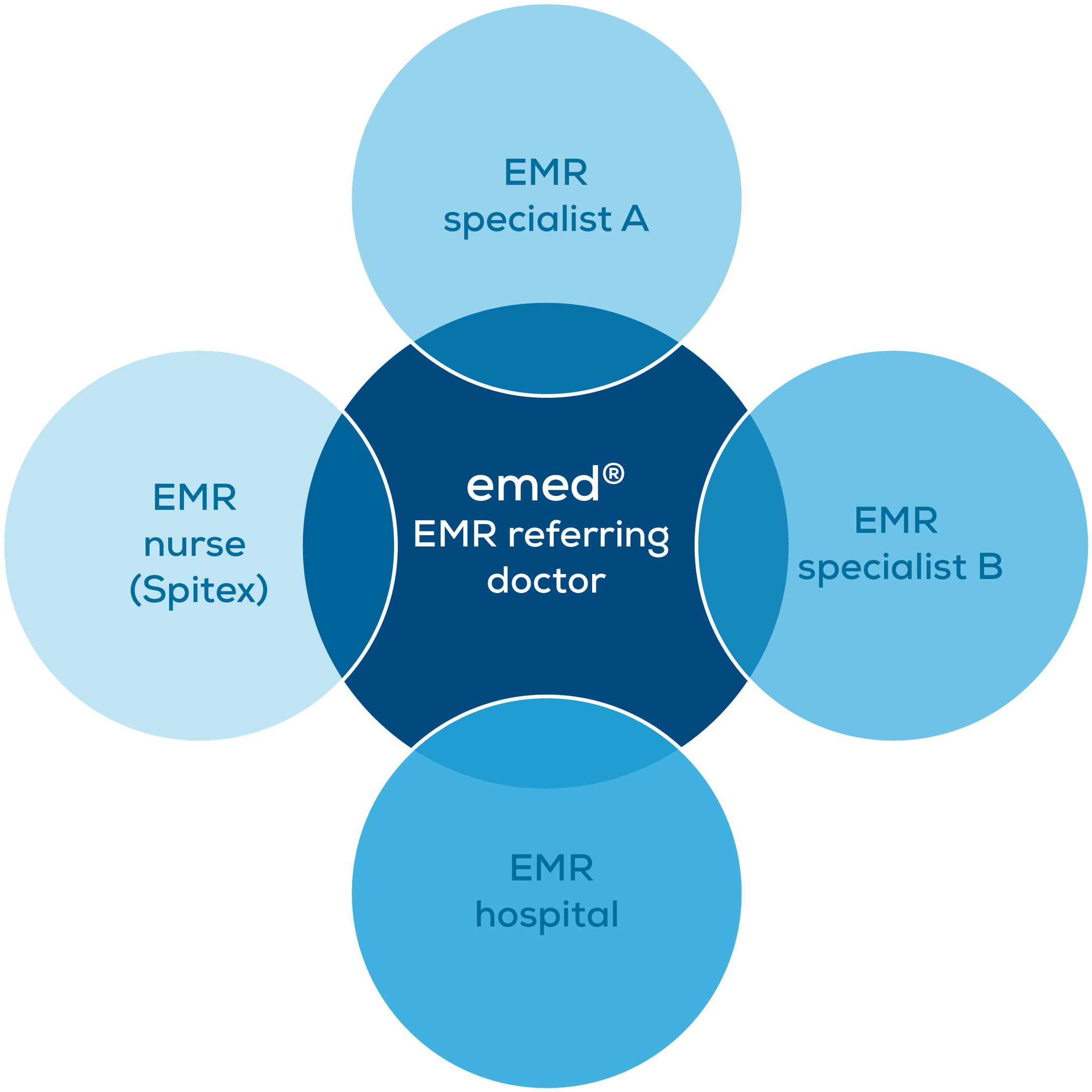 Ambulatory Electronic Medical Record And Shared Access - Diagram (2500x2500)