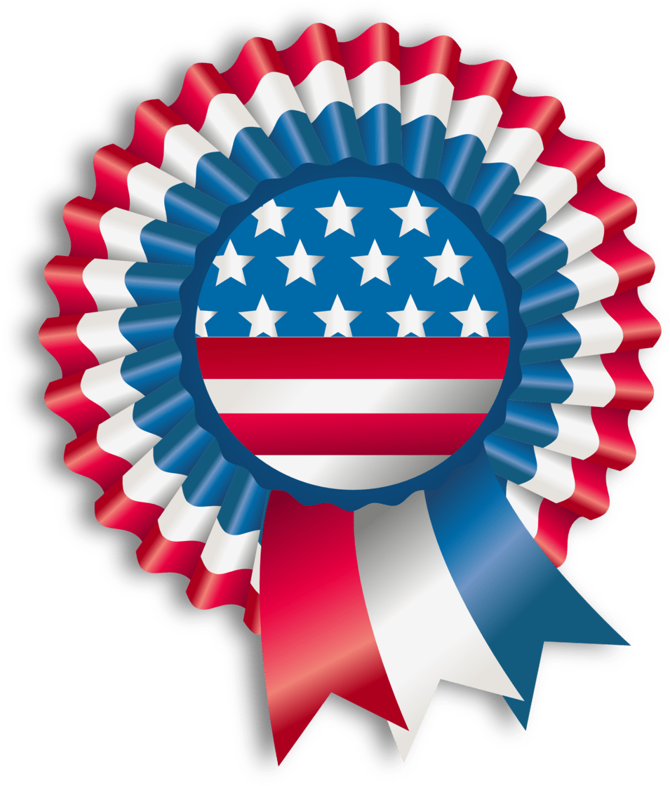Clip Art Details - 4th Of July Ribbon (850x1003)