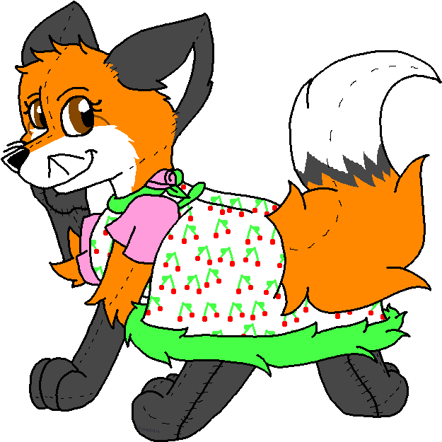 Kuma Lisa By Foxmew4044 - Cartoon (728x670)