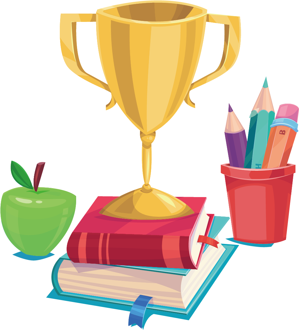 Trophies And School Supplies 1181*1181 Transprent Png - Trophies And School Supplies 1181*1181 Transprent Png (1181x1181)