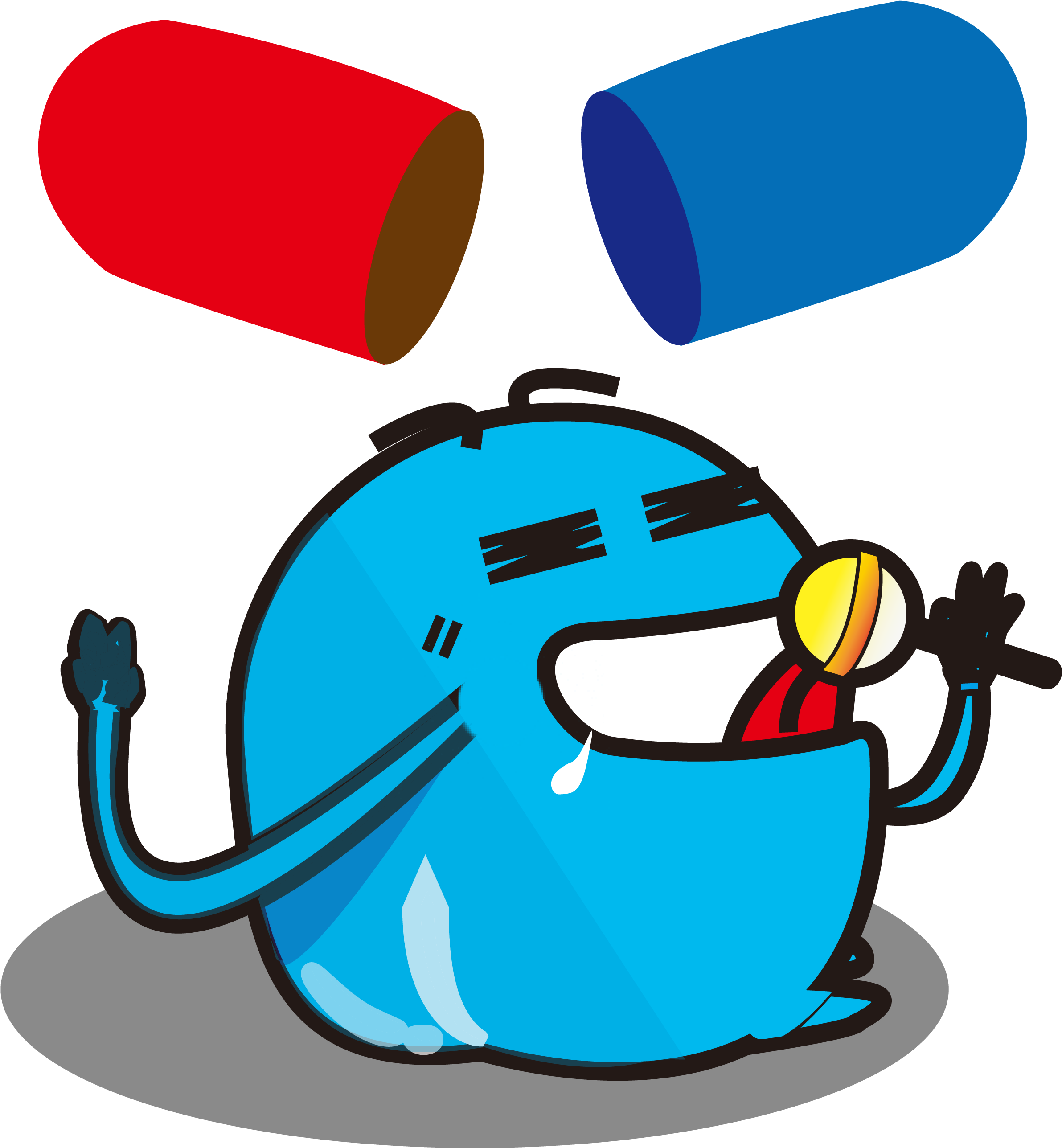 In Addition, We Showed The Design Of Our Ac - Cartoon Of Plastic Degradation By Microbes (2492x2705)