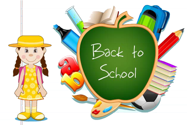 School Supplies Drawing Illustration - School Supplies Drawing Illustration (630x600)