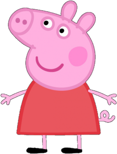#cartoon #cartoons #ppk #sponge Bob #spongebob #adventuretime - Peppa Pig - Peppa Cardboard Cut Out Standee (700x792)
