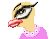 Woman With One Eye - Llama (800x575)