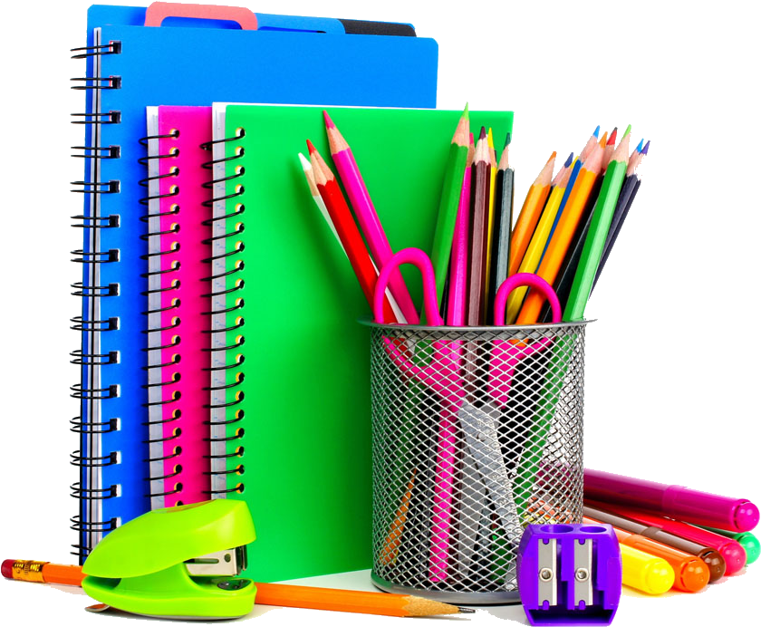 School Supplies Stationery Notebook Resource Room - Back To School Supplies Transparent (1000x858)