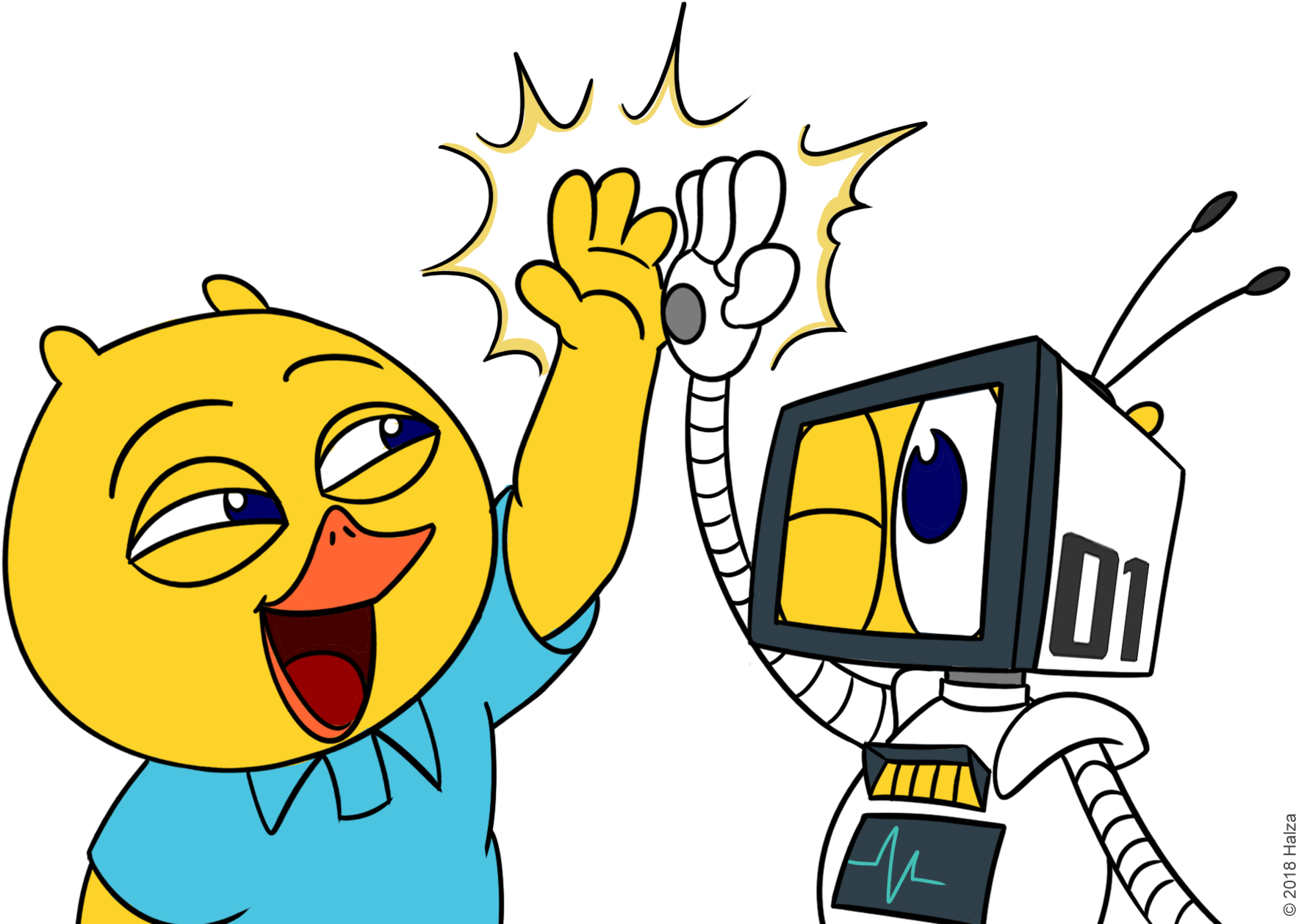 Down Syndrome Is One Of The Most Common Genetic Causes - Cartoon (1800x1420)