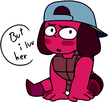 Stop Being Cute Ruby By Pyalicious - Steven Universe Ruby Cute (431x418)