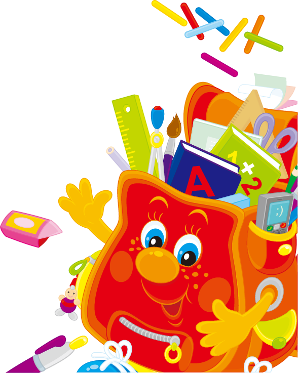 School Supplies Royalty Free Clip Art - School Supplies Royalty Free Clip Art (588x737)