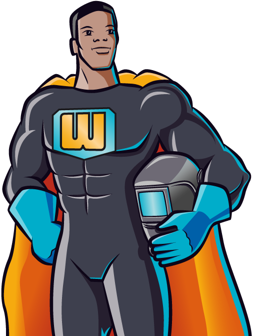 Weldfix Mobile Welder London - Cartoon (506x671)