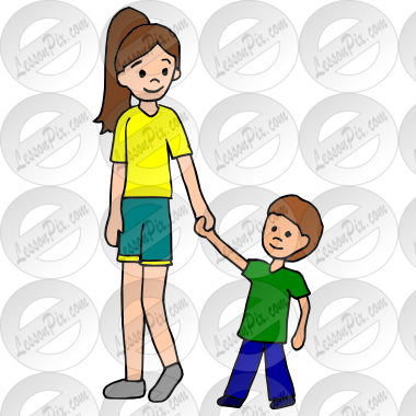 Babysitter Picture For Classroom / Therapy Use - Cartoon (380x380)