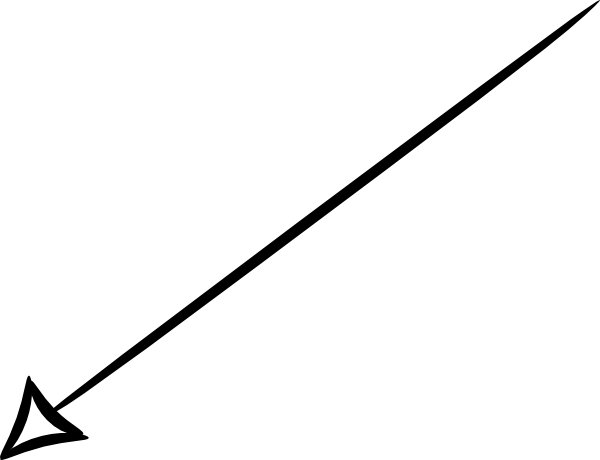 Black Arrow Clip Art At Clker - Basel (600x460)