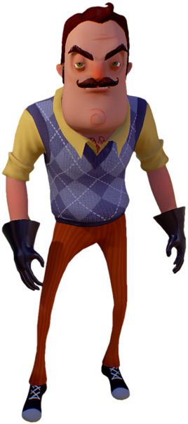 The Neighbor - Neighbor From Hello Neighbor (400x647)