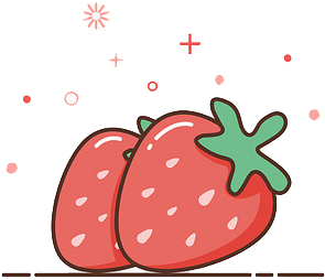Strawberry Cartoon Aedmaasikas - Portable Network Graphics (500x500)
