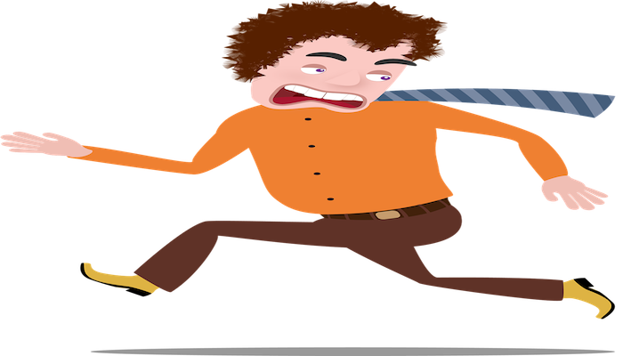Man Running Cartoon Png (700x400)