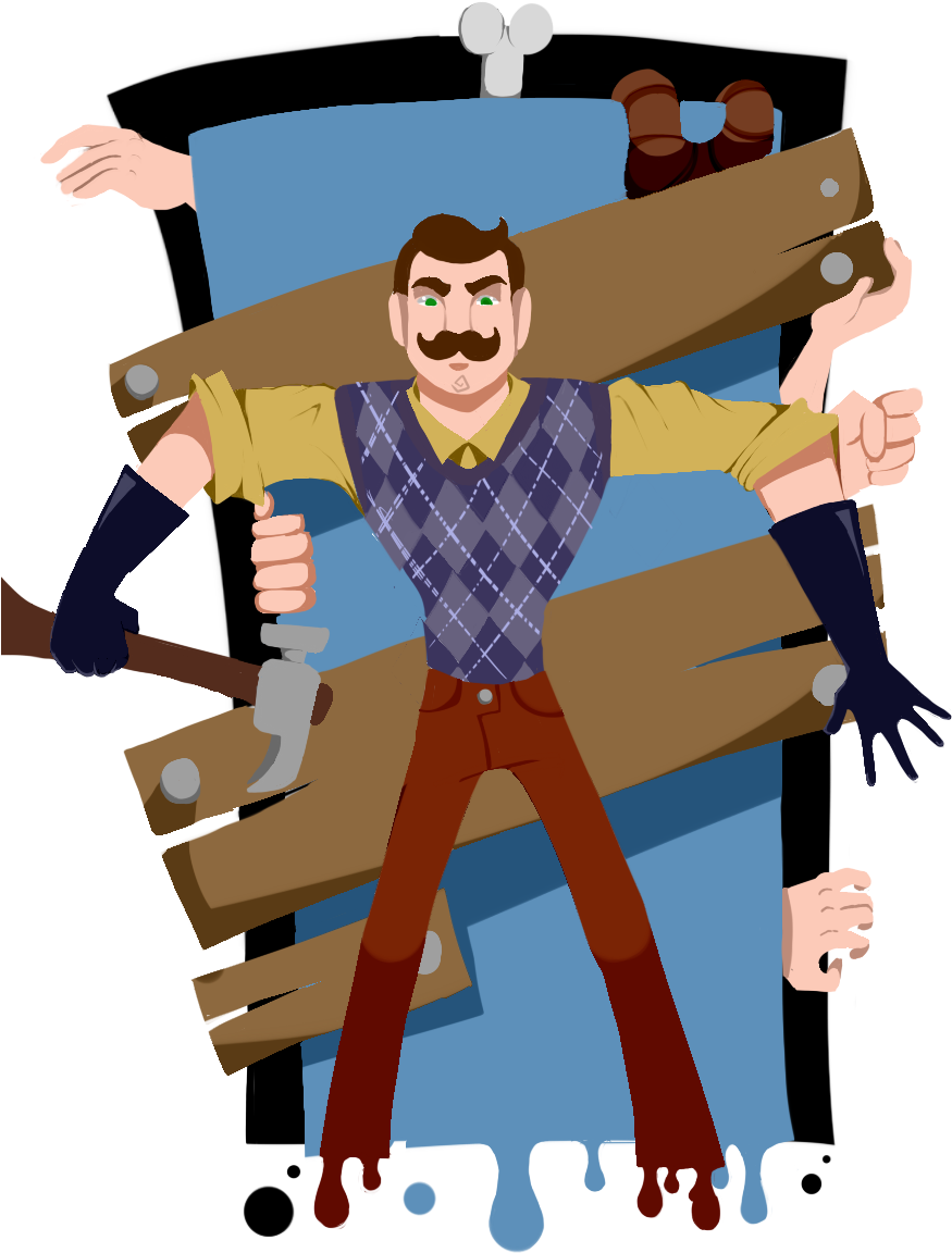 Hello Neighbor By Bayantostekmegi Hello Neighbor By - Hello Neighbor (900x1200)