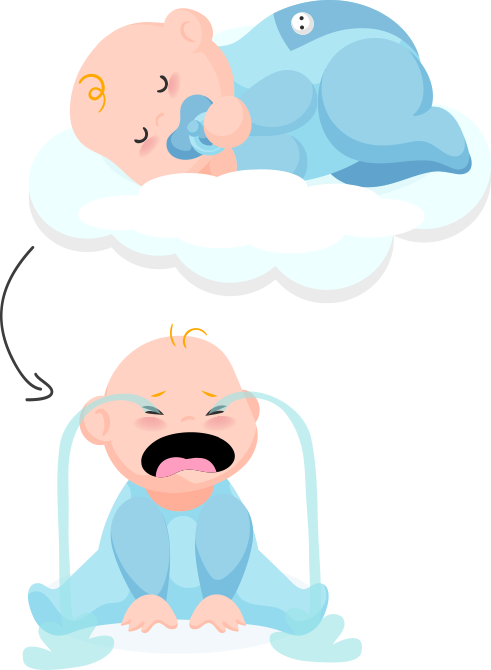 You See, When Louis Was Born We Were On Cloud - Cartoon (491x670)