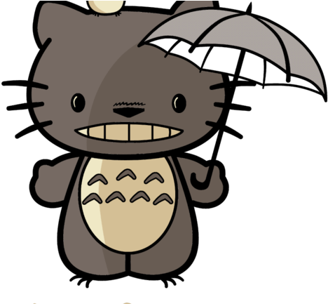 Hello Neighbor - Hello Kitty Totoro (571x432)