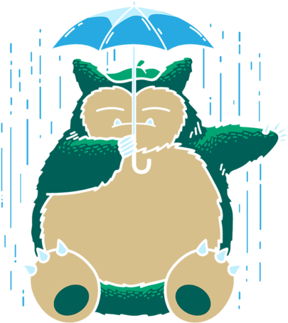 My Sleepy Neighbor - Raglan Sleeve (571x495)