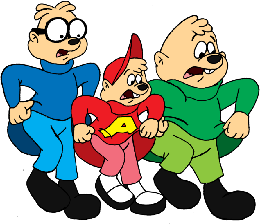 60s Chipmunks Frightened Pose By Grishamanimation1 - Art (959x832)