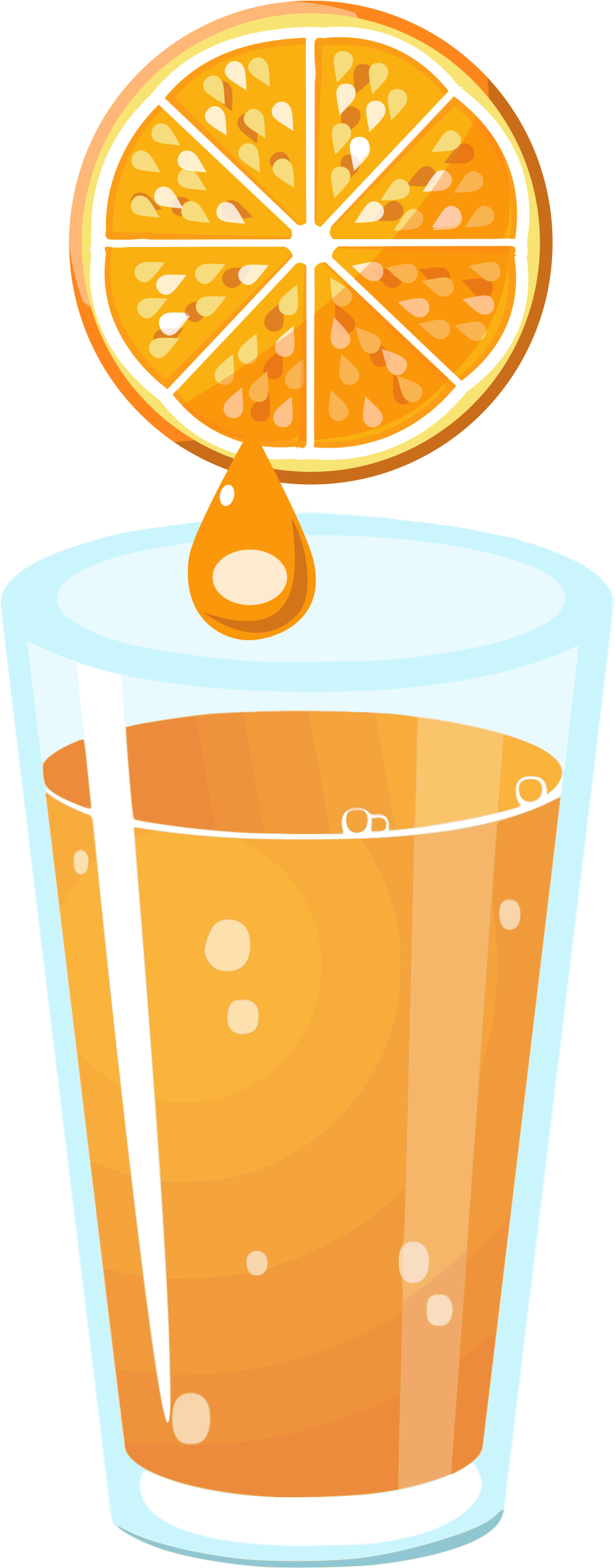 This Free Icons Png Design Of Orange Juice - Fresh Squeezed Orange Juice Art (938x2400)