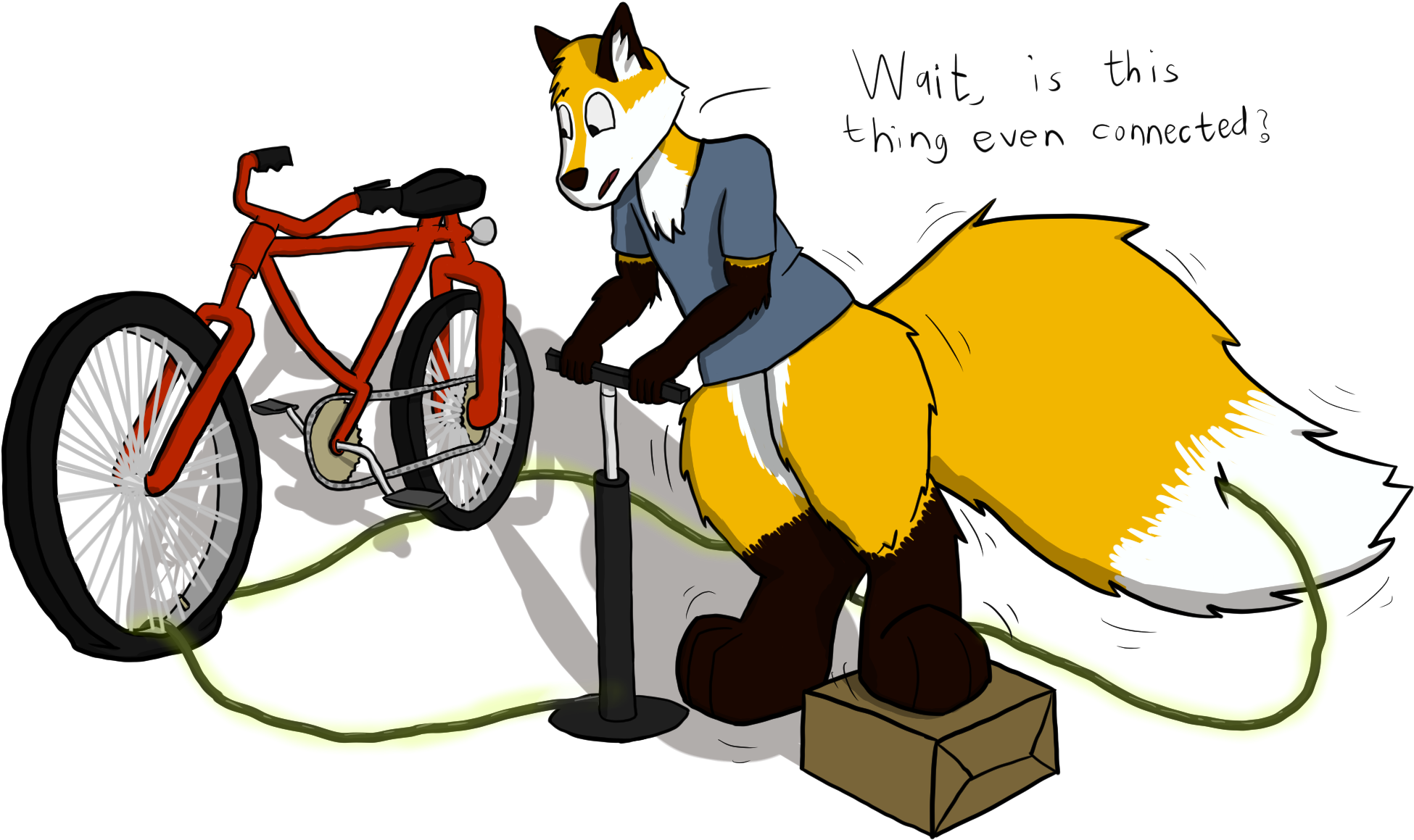 The Neighbor's Bike Pump - Mountain Bike (2000x1182)