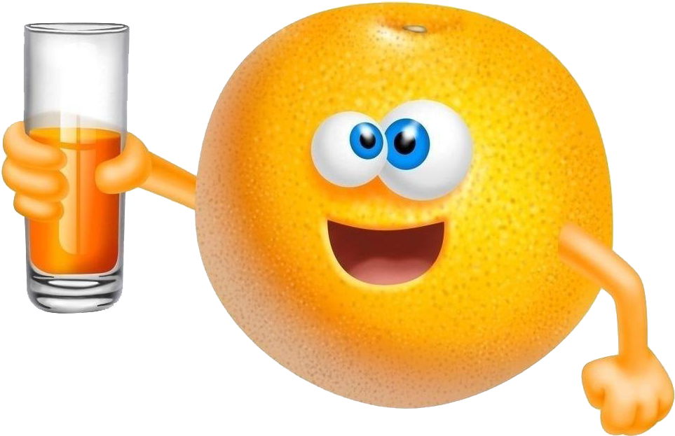 Orange Juice Fruit Cartoon - Fruit Pics Cartoon (1024x876)