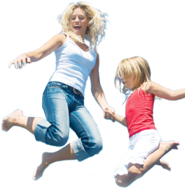 Trampoline, Minitrampoline, Gartentrampoline Für Gesundheit, - Trampoline (390x392)