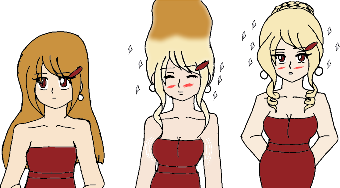 Refining A Dinner Date Redux Colored By Chicken Yuki - Cartoon (1133x608)