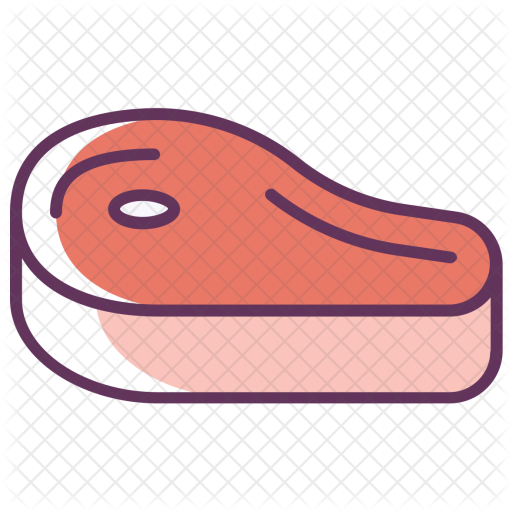 Beef, Sirloin, Steak, Ham, Halal, Dinner, Food Icon - Sirloin Steak (512x512)