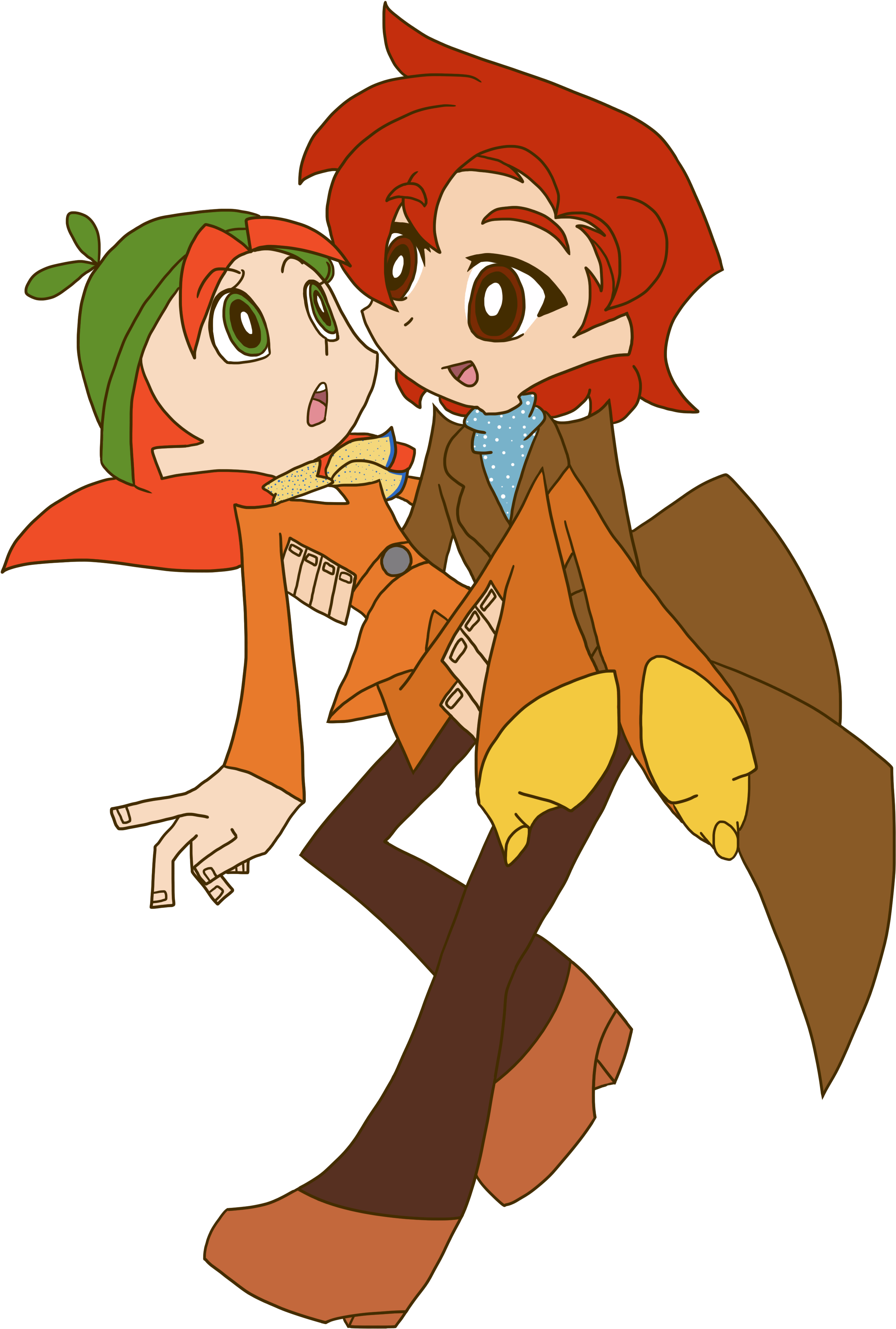 Chicken Run Rocky And Ginger - Chicken Run (3500x4500)