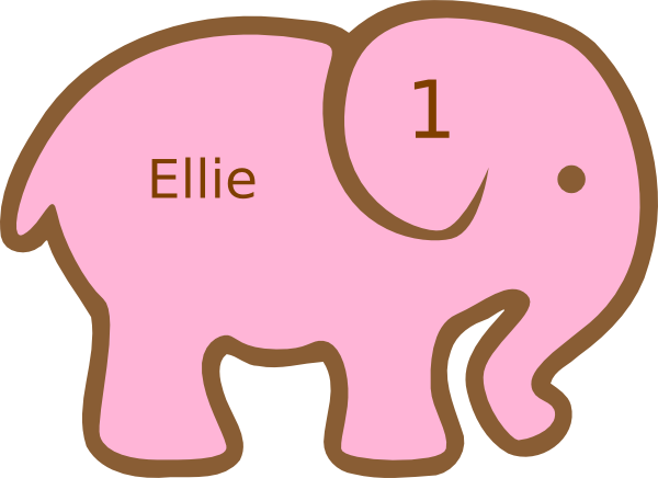 Elephant For Baby Shower (600x436)